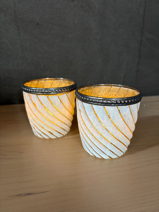 Tea Light holder - Cream