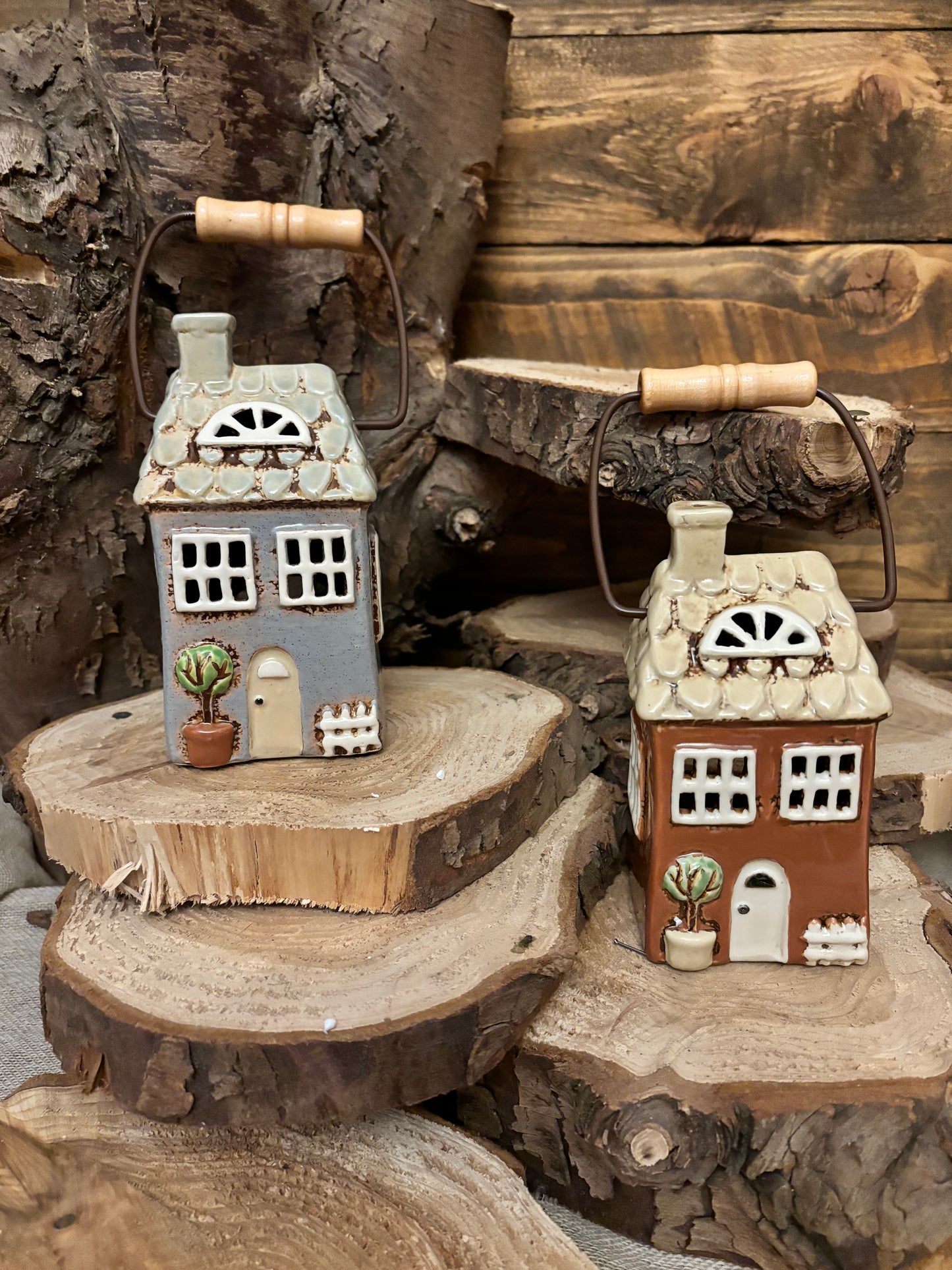 Tea light holders - Little House
