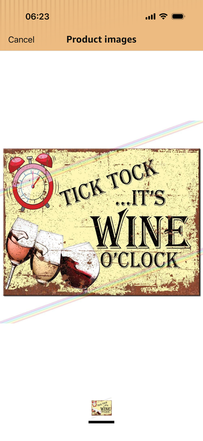 Plaque - Wine
