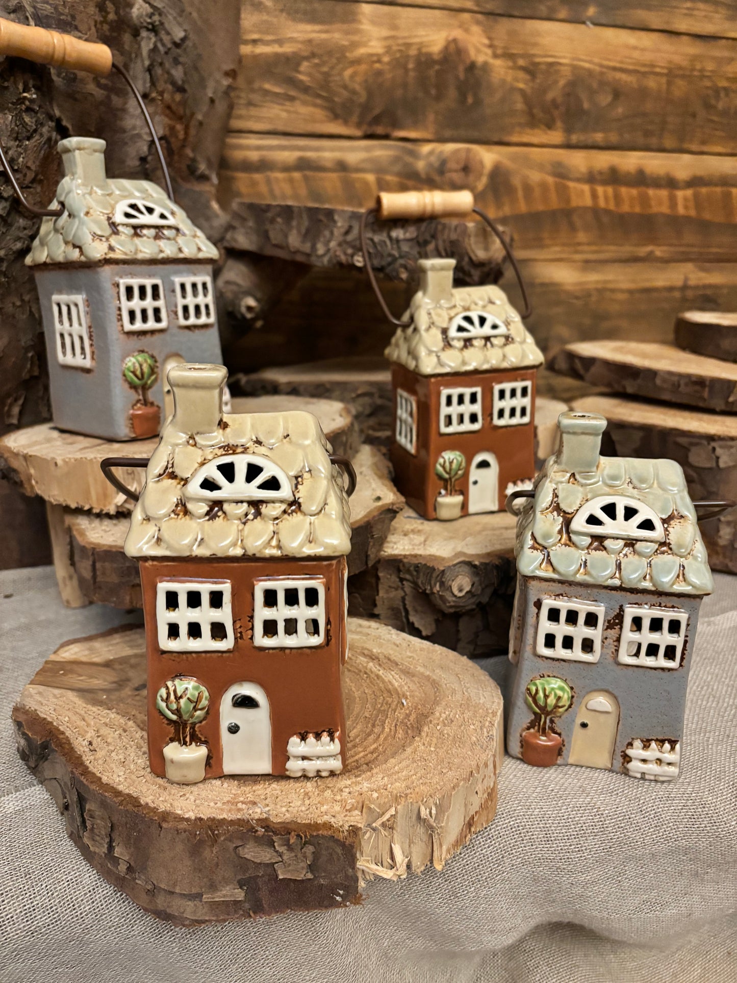 Tea light holders - Little House