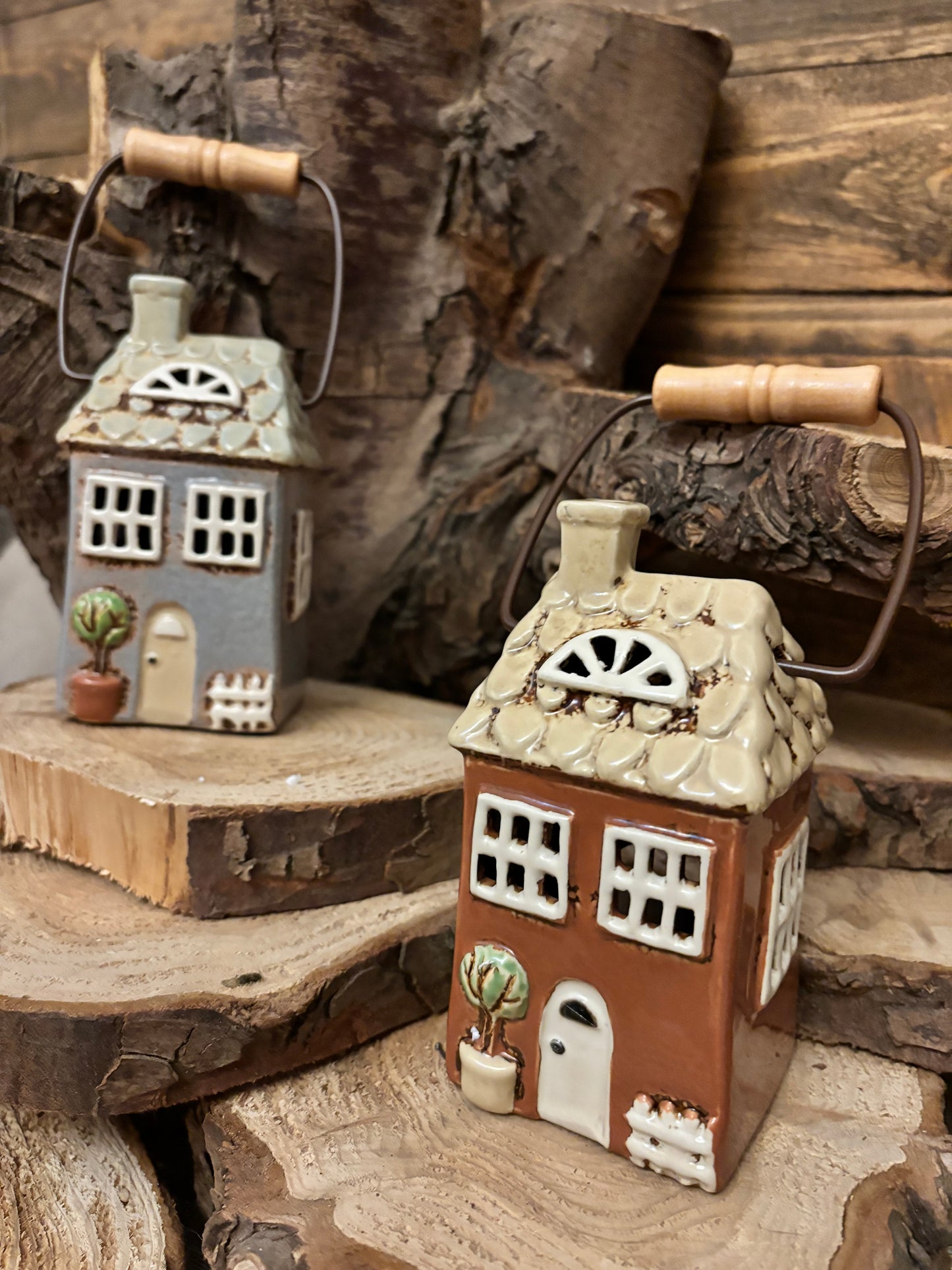 Tea light holders - Little House