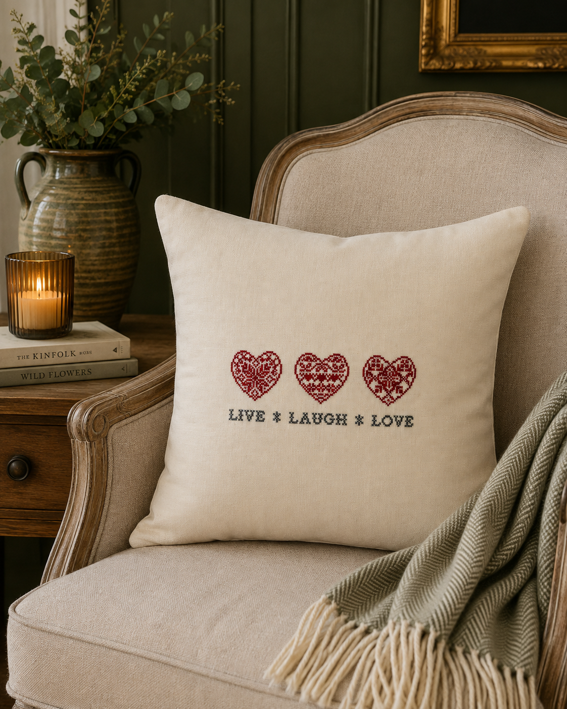 Cushion - Hearts & Loving