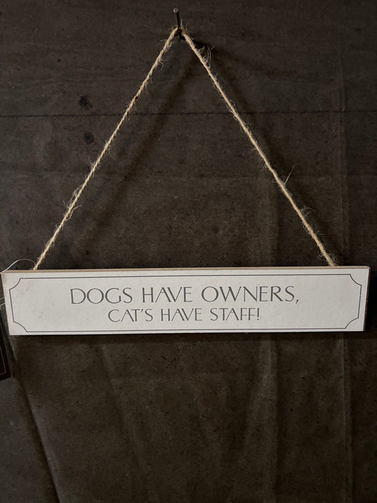 Wooden Hanging Signs
