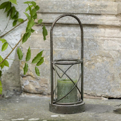 Hurricane Lamp With Handle - Small