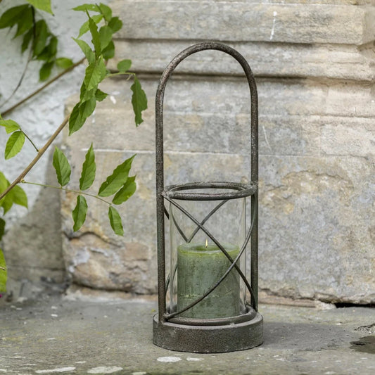 Hurricane Lamp With Handle - Small
