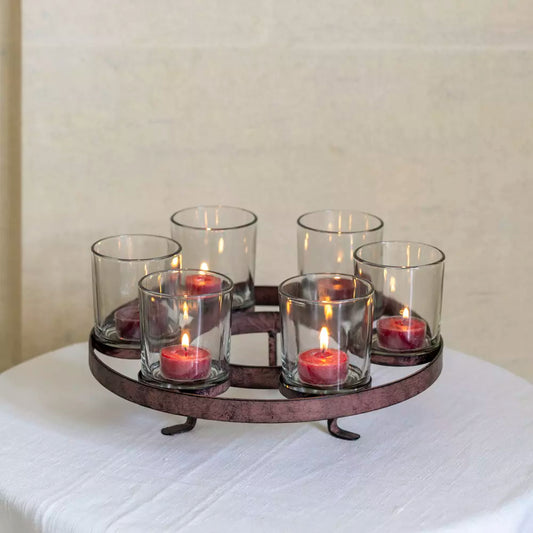 Rustic Tealight Candle